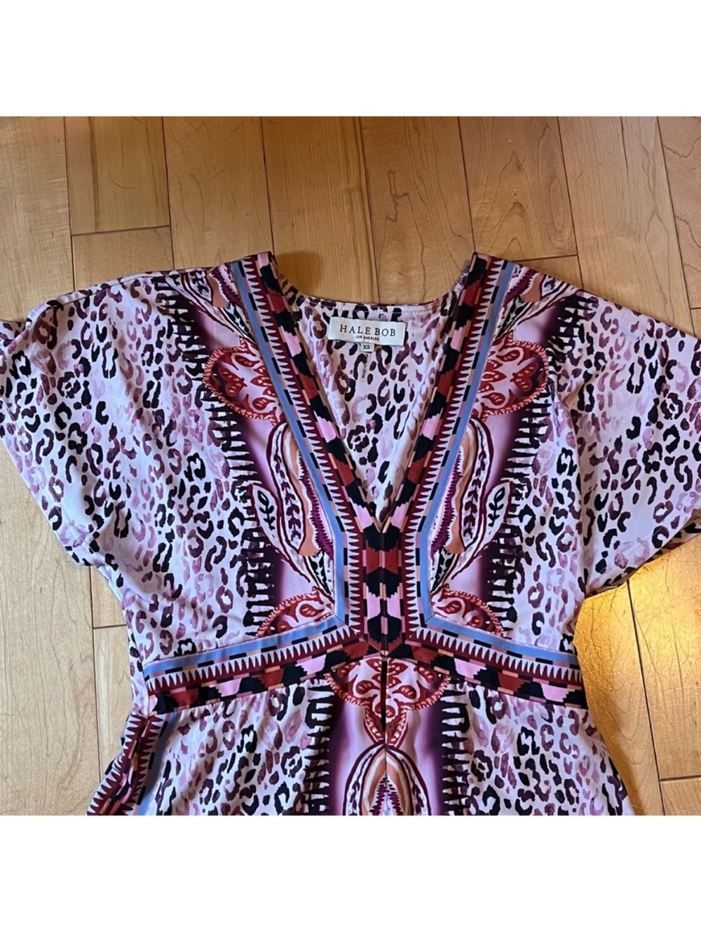 Hale Bob Printed Short Sleeved
Flowy Dress size extra small - Picture 2 of 9